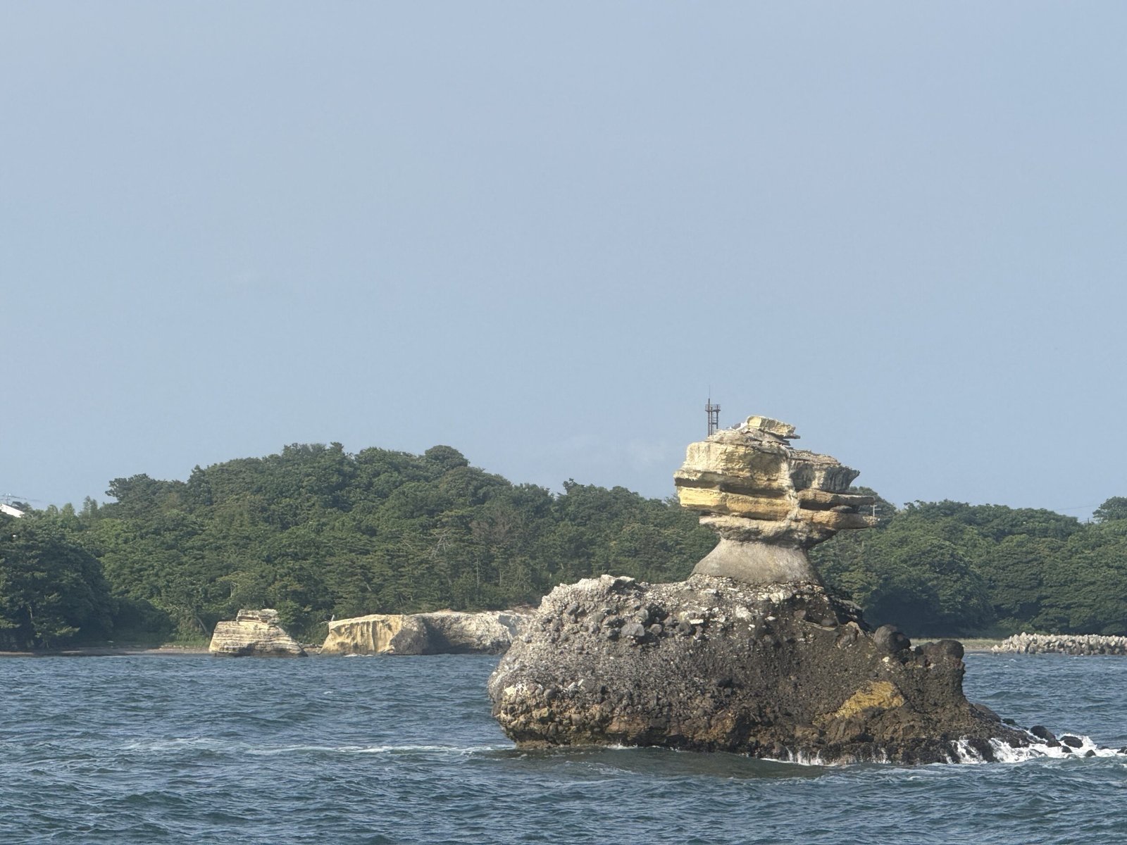 日本三景松島灣奇岩仁王島壯麗海景