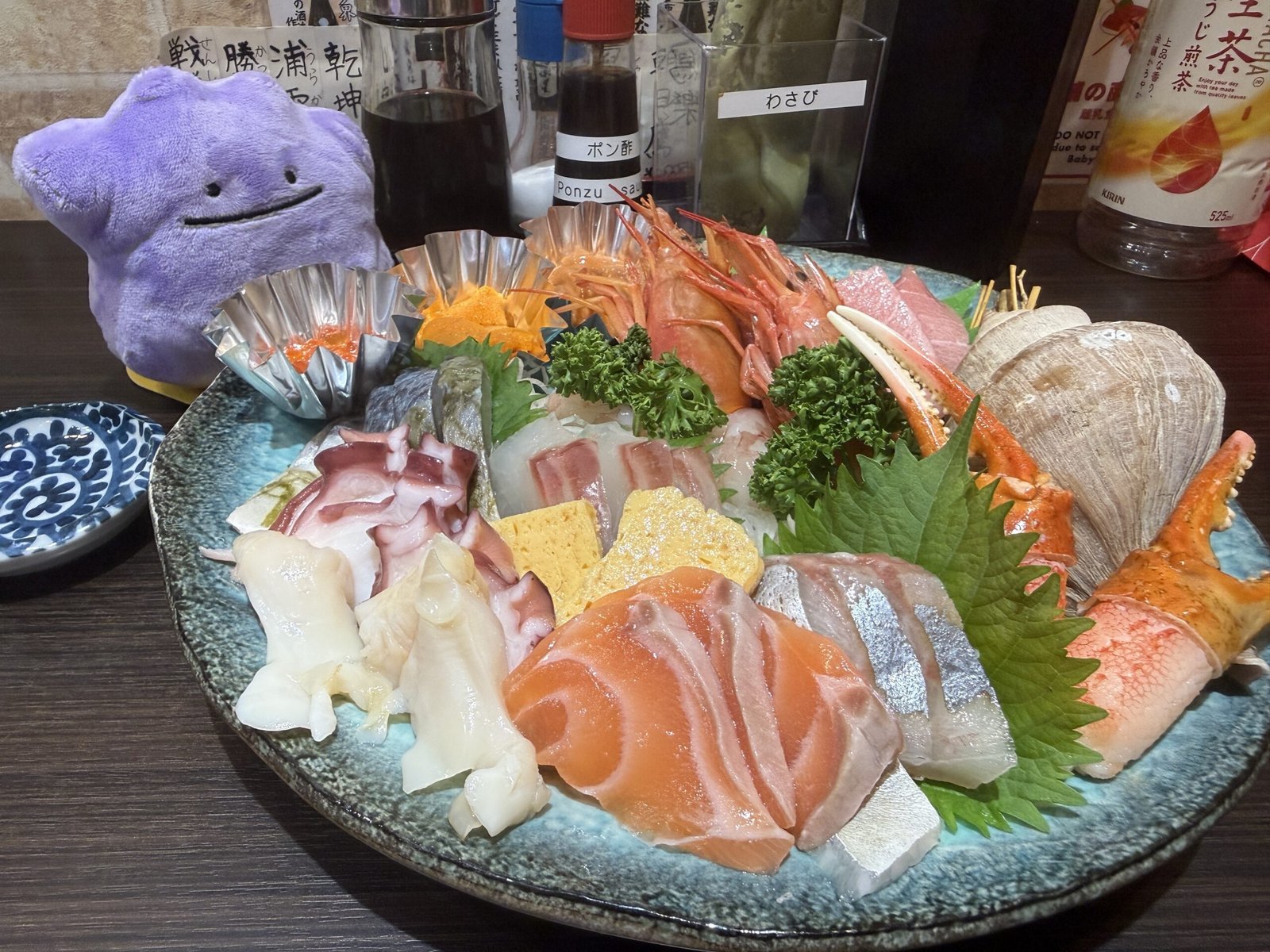仙台朝市老舖食堂超澎湃綜合生魚片海鮮拼盤