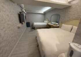 【台中寵物友善住宿】伊麗莎白酒店 Hotel Elizabeth｜帶毛孩住寬敞雙大床房，下樓美食吃透透！