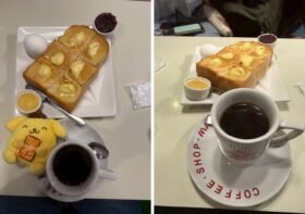 【青森美食】喫茶マロン Coffee Salon Maron：走入昭和時光！古董鐘牆下的經典厚片吐司早餐、手沖咖啡與復古玩具收藏